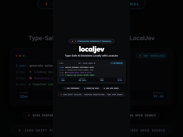 Type-Safe AI Decisions Locally with LocalJev 🤖
