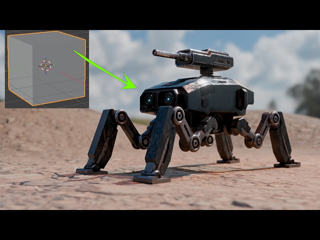 How I Modeled a Quadruped Robot from Scratch