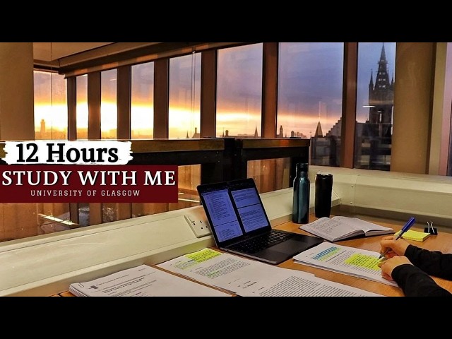 LIVE | 12 HOUR STUDY WITH ME in UK Library | Pomodoro 50/10,  Deep Work Focus, Cozy UK Ambience