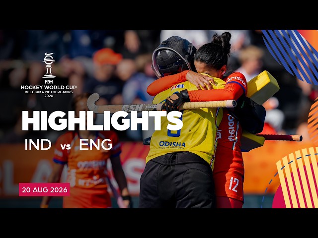 Copa Mundial Femenina de Hockey FIH 2026, Partido 23: India vs. Inglaterra | #HWC2026
