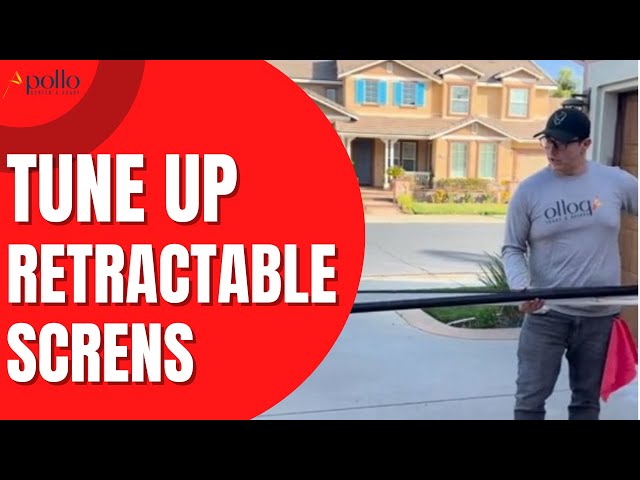 How to Service & Tune Up a Retractable Screen Door | Step-by-Step Guide
