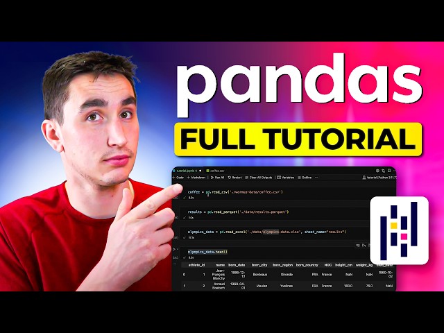 Complete Python Pandas Data Science Tutorial! (2025 Updated Edition)