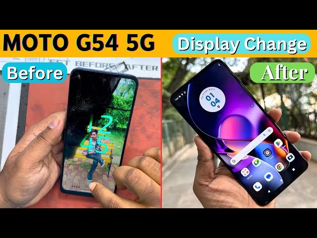 MOTO G54 Display Change