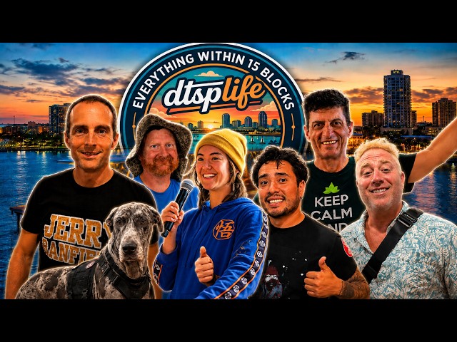 DTSP Life Ep. 1: Downtown St. Pete, Florida Podcast DTSP Live Hosted by Brenton Bruns