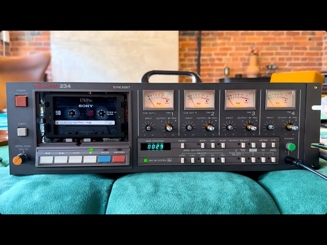 TASCAM 234: The sound of tape just hits different. ☺️
