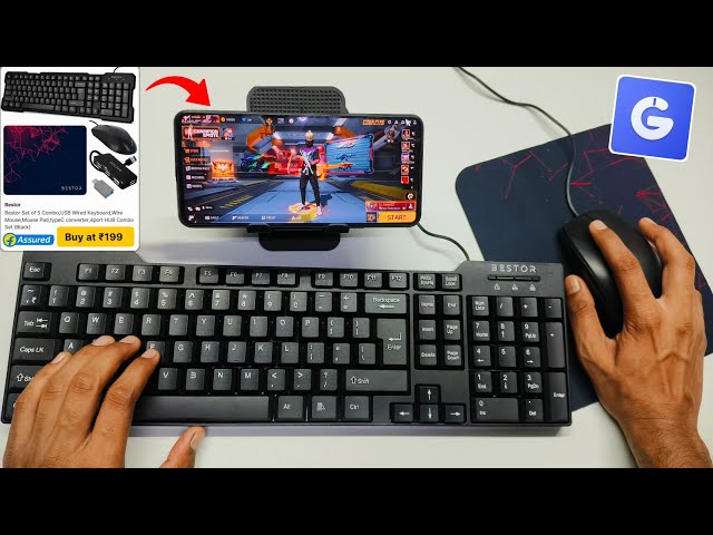 How to Connect Keyboard and Mouse to Phone | 5-in-1 Combo Complete Setup🔥 !
