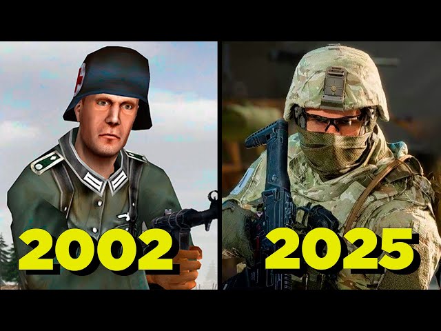 Evolution of BATTLEFIELD games (2002-2025)