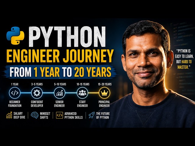 The Real Python Career Roadmap Nobody Tells You About (6 Phases, 20 Years)