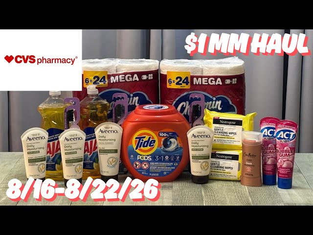 CVS Haul! $10/$30 Beauty/Personal Care! 8/16-8/22/26 - CVS Couponing This Week