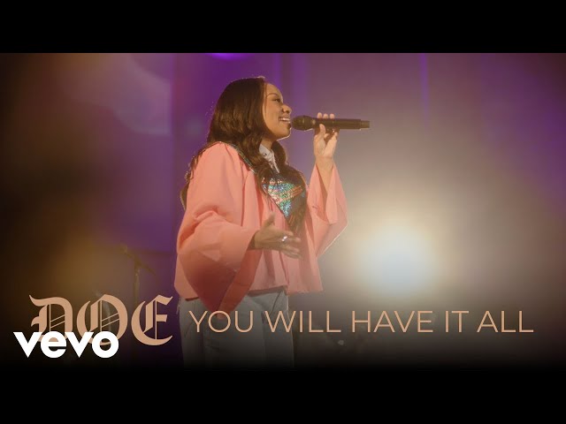 DOE - You Will Have It All (Live Music Video)
