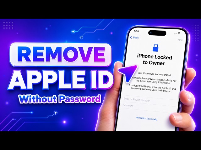 How to Remove Apple ID from iPhone Without Computer | Activation Lock Fix [2026]