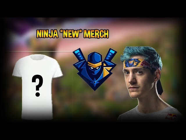 NINJA NEW MERCH REVEAL! - FORTNITE TWITCH BEST MOMENTS