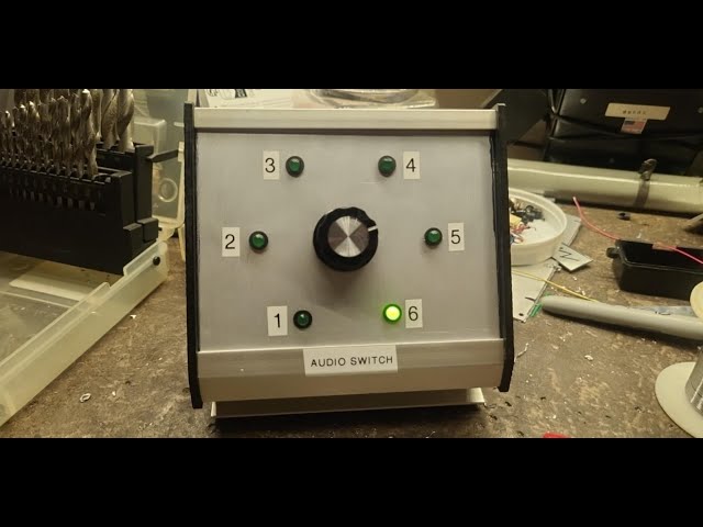 Rotary audio switch   Field day project