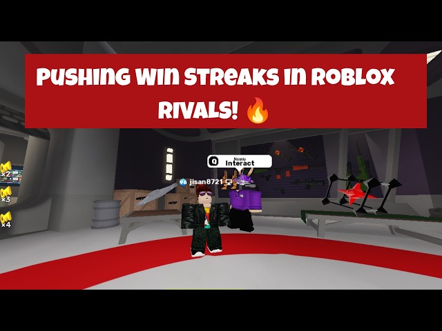 Pushing Win Streaks in Roblox RIVALS! 🔥