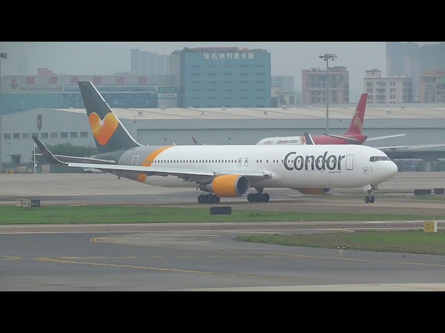 D-ABUO Condor Airlines  #boeing B767 #shenzhen #almaty #avgeeks #condorairlines #planespotting