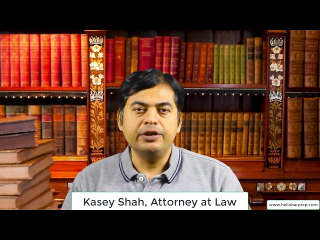 Patent Bar Exam Practice Question - Kasey Shah, Hellobarprep.com