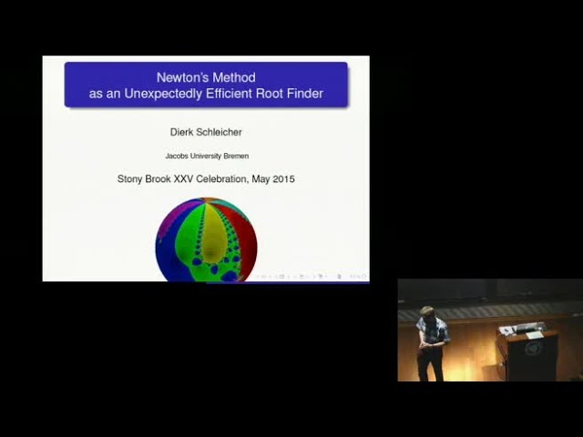 Newton’s method as an unexpectedly efficient root finder - Dierk Schleicher