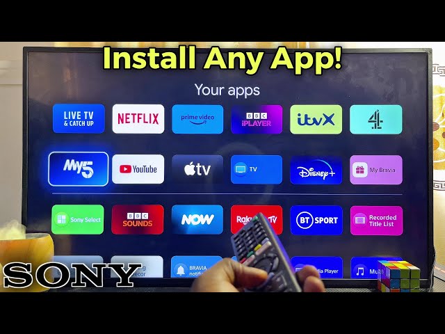Sony Smart TV: How to Download & Install Apps