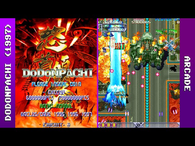 DoDonPachi Longplay (Arcade) [QHD]