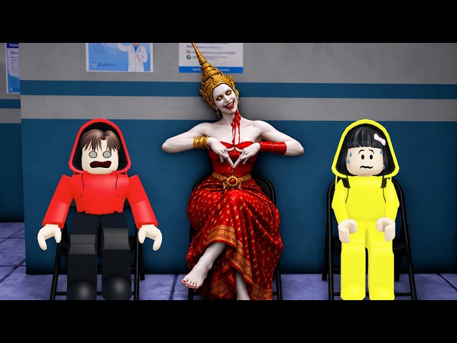 Yuta, Mio, and Baby Celine Meet a Ghost by Accident at Animal Hospital || ROBLOX