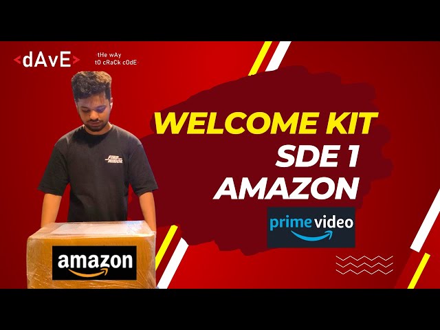 Unboxing  Amazon SDE1 Welcome Kit | What’s Inside?