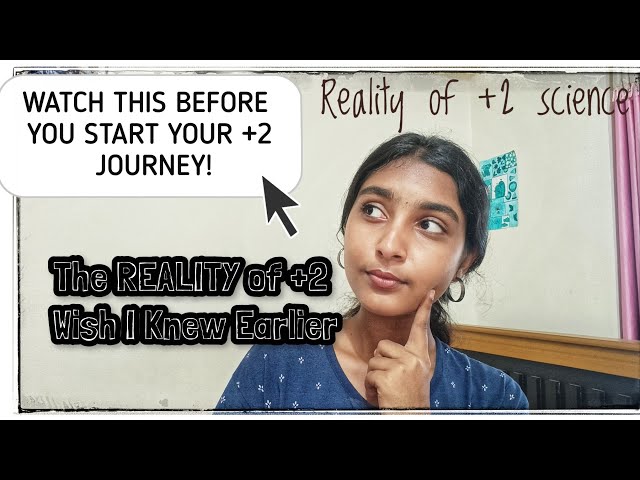 The REALITY of +2 📚 | Advice I Wish I Knew Earlier #malayalam #plustwo #plusone #sslc #studytips
