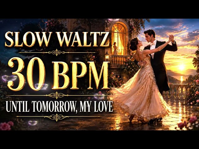 SLOW WALTZ 30 BPM – UNTIL TOMORROW, MY LOVE | International Ballroom Dance Music