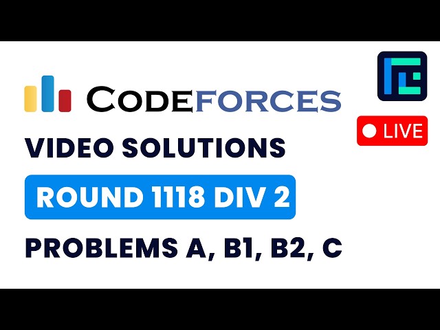 Codeforces Round 1118 ( Div  2) | Video Solutions - A to C | by Hariom | TLE Eliminators