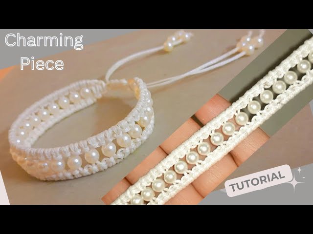 Charming Bracelet ‼️ With White Pearls ✨️ | Easy DIY 