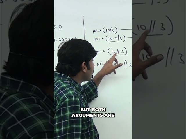 Python Floor Division: Integer Results Explained Simply! #shorts