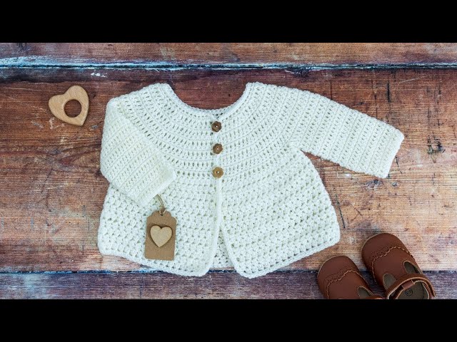 Crochet Baby Cardigan Pattern (Part TWO of this Sweet Design)