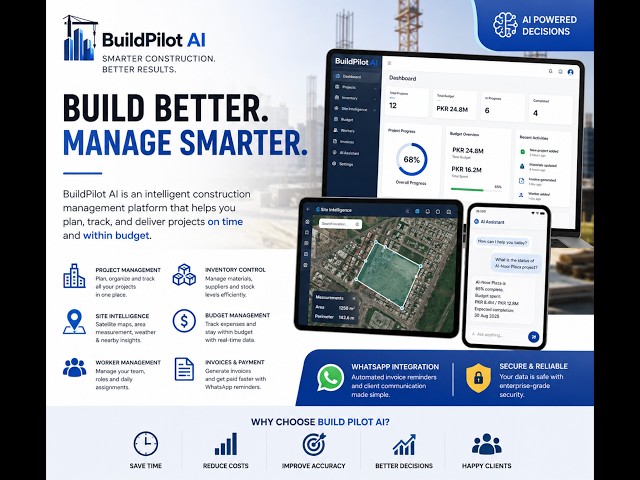 BuildPilot AI | AI-Powered Construction Management System