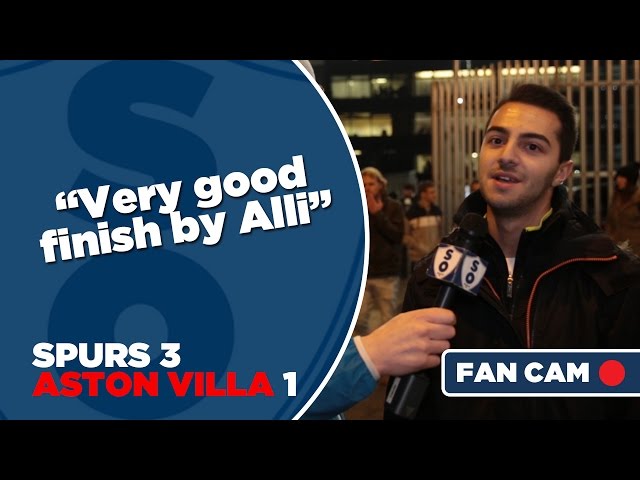 "Very Good Finish By Alli" | Spurs 3-1 Aston Villa Fancam | Spurred On