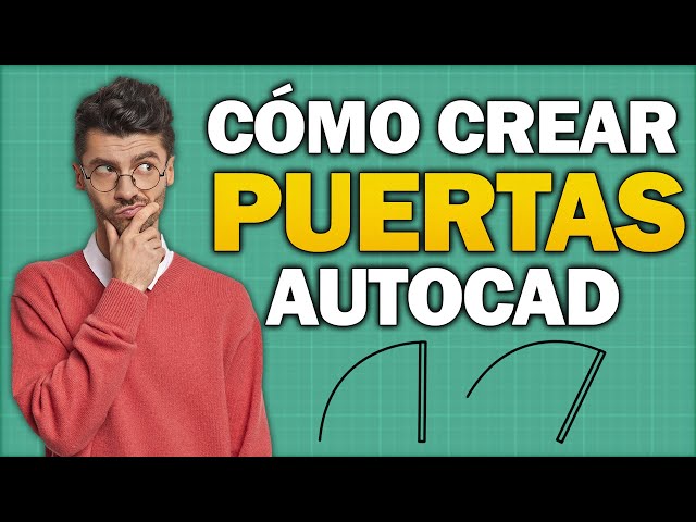 Cómo Dibujar Puertas En Autocad Para Planos (2024) Tutorial Paso a Paso