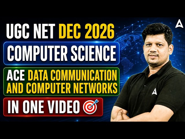 UGC NET Computer Science | UGC NET Computer  Ace Data Communication and Computer Networks