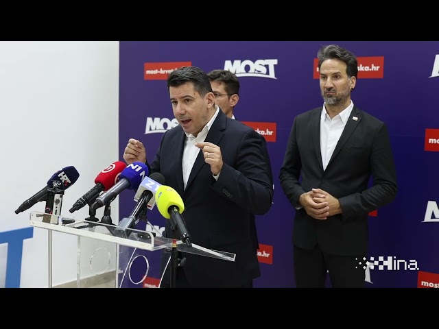 Konferencija za medije stranke Most