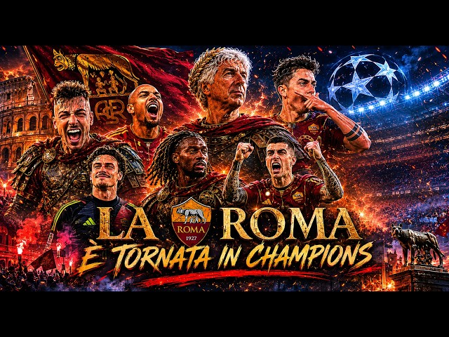 ROMA IS BACK IN THE CHAMPIONS LEAGUE! GENUINE CHILLS 🧡❤️