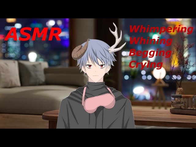 2hrs ASMR of pure male whimpering, whining, begging and crying