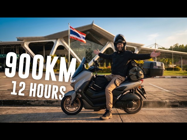 I Rode a Yamaha Nmax 155cc Scooter 900KM to Thailand