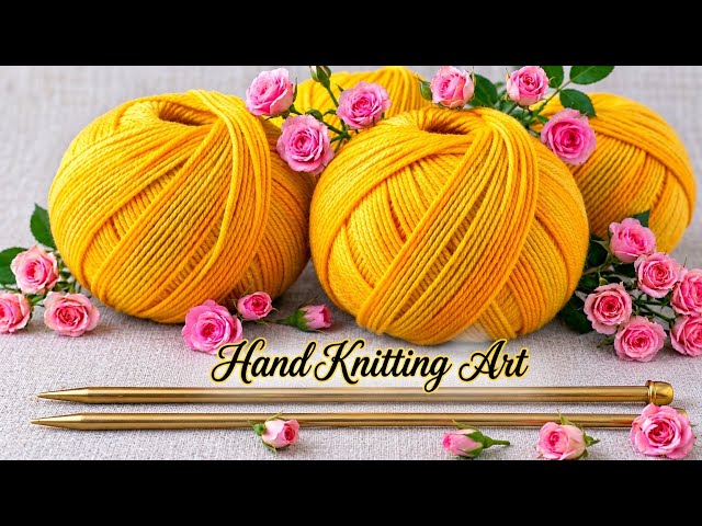 PERFECT! A very easy, new generation knitting baby blanket...etc.