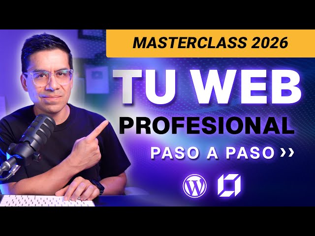 Cómo Crear una Página Web para Negocio desde Cero 🚀 WordPress ▶ IA 2026