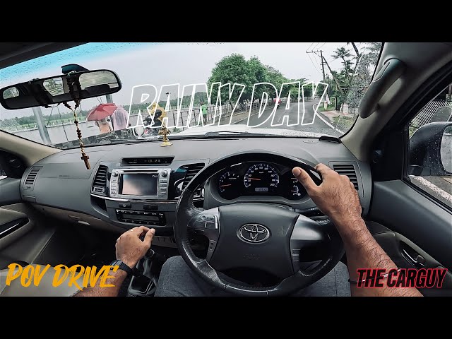 Toyota Fortuner 4x4 POV Driving | 2013 Model | Kerala | 3.0 L D4D | 4K | The Carguy | ASMR | #158 |