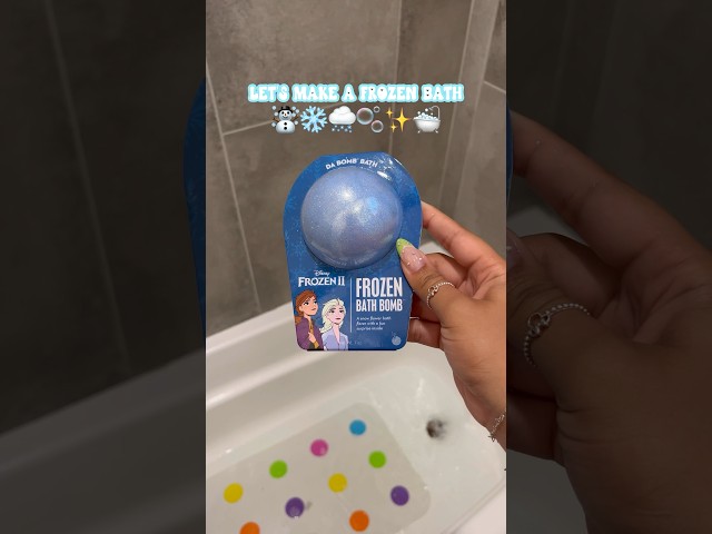 #momhack Themed baths are so fun ☃️🛁✨🫧
