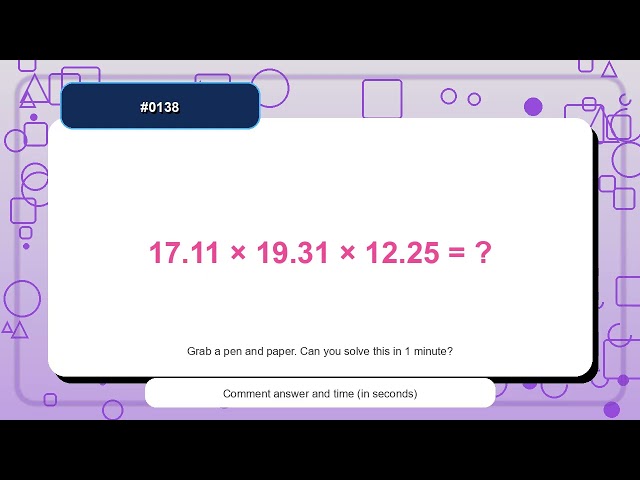 138 | Decimal Practice | Quick Math