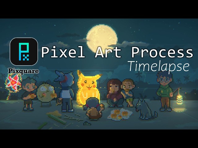 Mid-Autumn Festival | Pixquare Pixel Art Process [111]