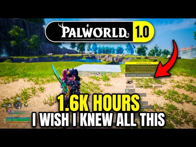 Everything I wish I knew about BASE BUILDING Before I played Palworld 1.0 Edition
