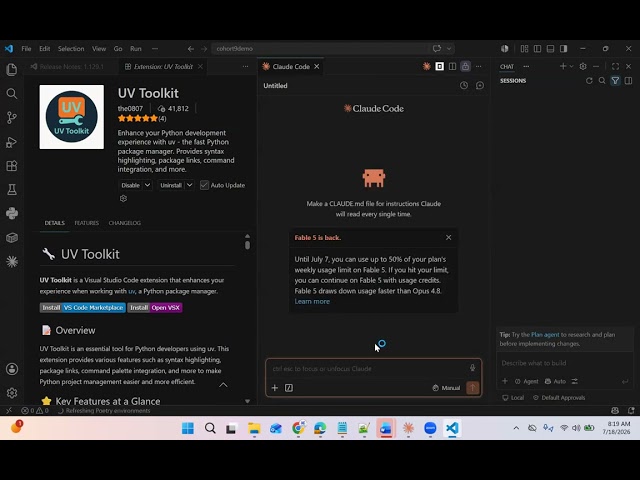 Claude Engineer Session 12 Vibe Coding Rag with VS Code and Copilot