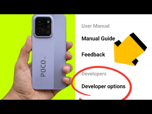 Poco C85 - How to enable developer option