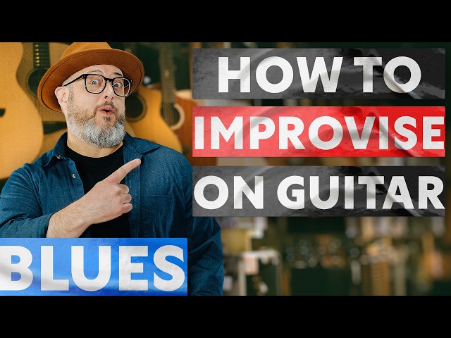 Blues Guitar Improvisation: Essential Licks & Techniques!