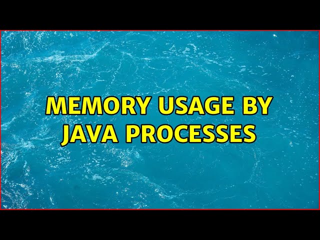 Ubuntu: Memory usage by Java processes